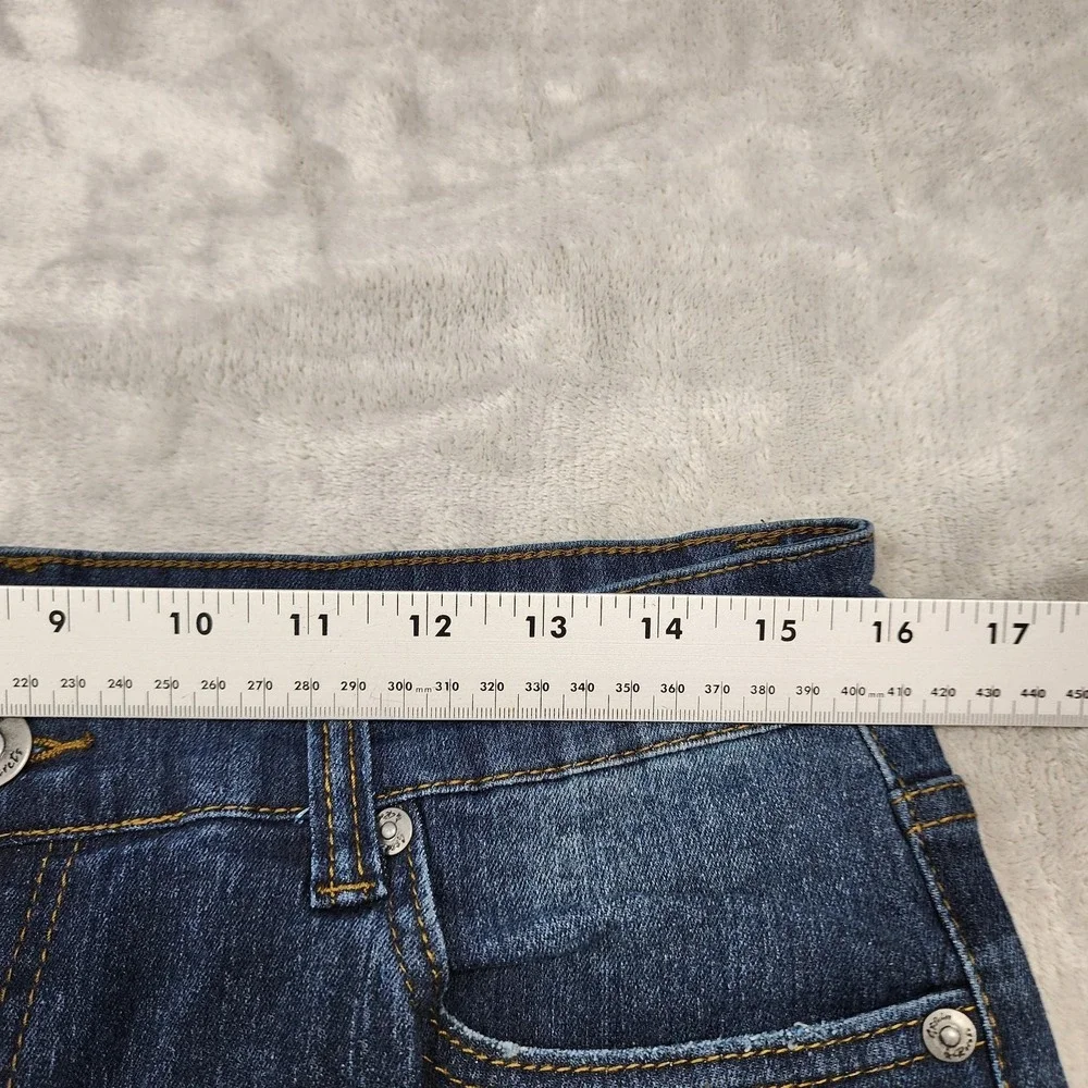 Stitches & Rivets Jeans Mens 32x30 Blue Regular Straight Stretch Denim Casual